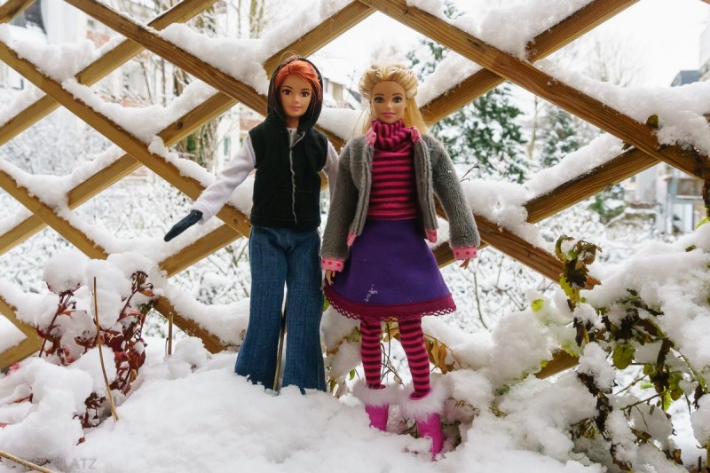 Barbies im Schnee